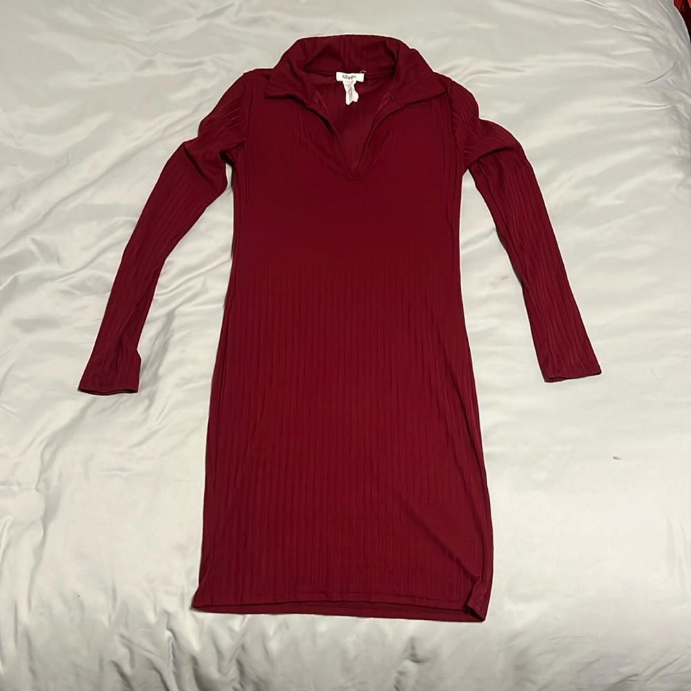 Short long sleeve dress